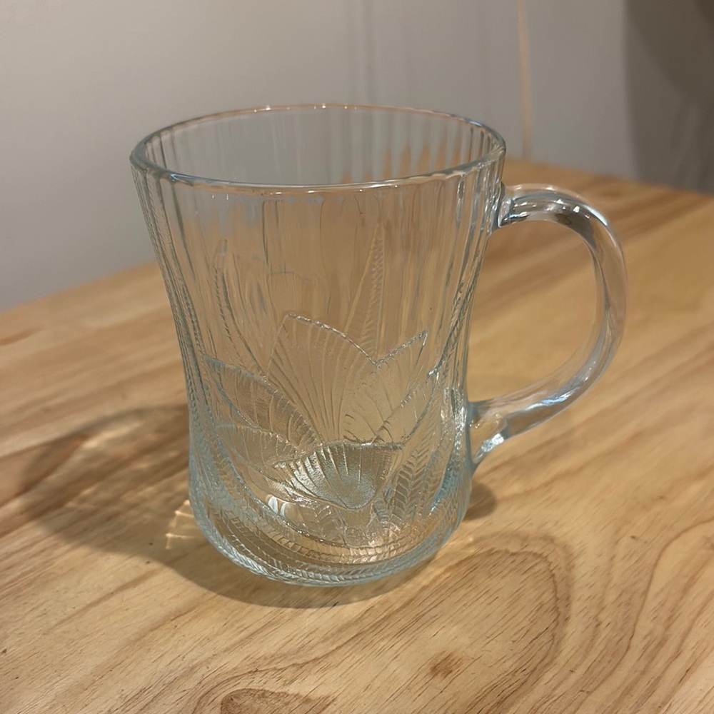 Elegant Clear Glass Mug